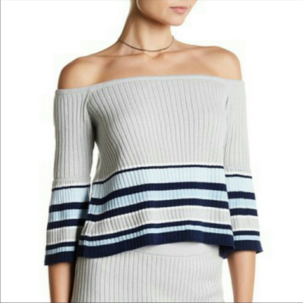 Lovers + Friends Skye off the shoulder knit top